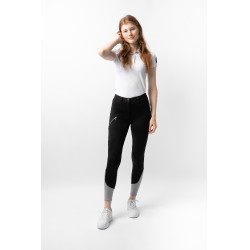 Horze Felicia Thermo Vollbesatz-Reithose Schwarz
