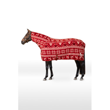 Weihnachtsdecke für Pferd Horze