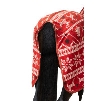 Weihnachtsdecke für Pferd Horze Rot