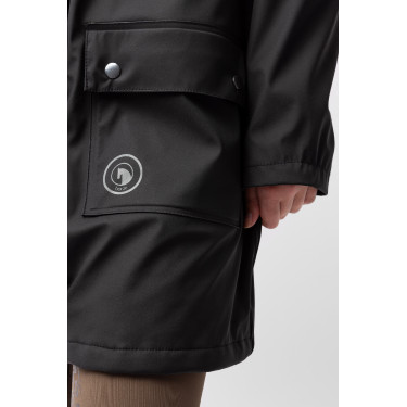 Wasserfester Elise-Mantel mit gesteppter Fütterung Horze Kaviar Schwarz