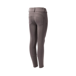 Thermoreithose Full Grip Horze Rhea Kinder Gesäßtaschen Braunfalke