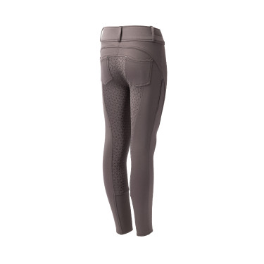 Thermoreithose Full Grip Horze Rhea Kinder Gesäßtaschen Braunfalke