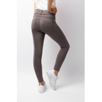Thermoreithose Full Grip Horze Rhea Kinder Gesäßtaschen Braunfalke