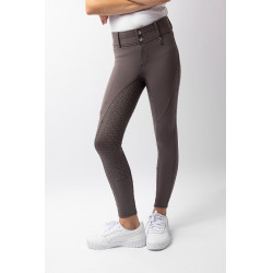 Thermoreithose Full Grip Horze Rhea Kinder Gesäßtaschen Braunfalke