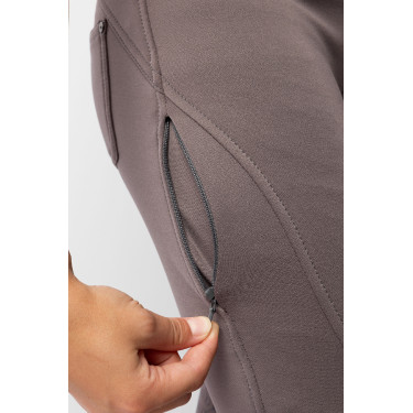 Thermoreithose Full Grip Horze Rhea Kinder Gesäßtaschen Braunfalke