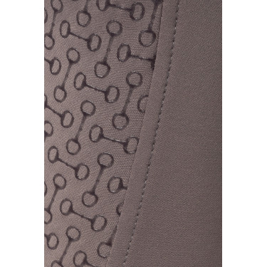 Thermoreithose Full Grip Horze Rhea Kinder Gesäßtaschen Braunfalke