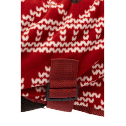 Weihnachtsdecke Hund Horze Rot