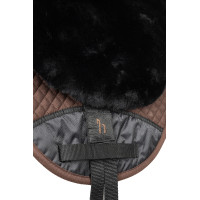 Horze Lammfell Reitpad Schwarz Horze Lammfell Reitpad Schwarz
