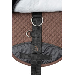 Horze Lammfell Reitpad Schwarz