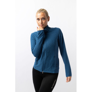 Reitjacke Fleece Darcey Horze Himmelblau