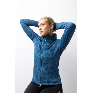 Reitjacke Fleece Darcey Horze Himmelblau
