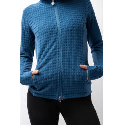 Reitjacke Fleece Darcey Horze Himmelblau