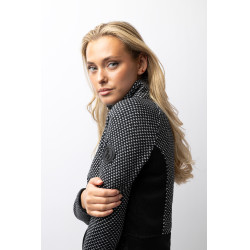 Fleecejacke Neve Horze Kaviar Schwarz