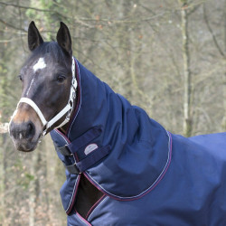 Halsabdeckung Equithème Tyrex 1200 D 0g Marine / Bordeaux Blau