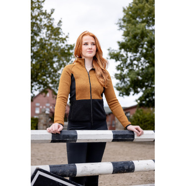 Fleecejacke Neve Horze Goldbraun