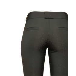 Reithose GEM John Full Grip Schwarz