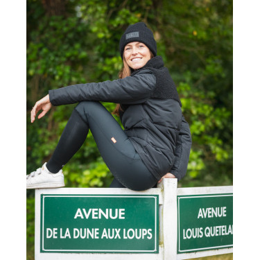 Reithose GEM John Full Grip Schwarz