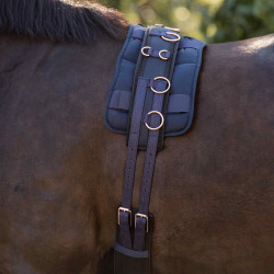 Arbeitslonge Nylon Imperial Riding Deluxe Extra Marine / Rosa Blau