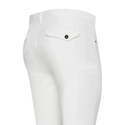 Euro-Star Camillo FullGrip Reithose Herren Weiß Wei&amp;amp;amp;amp;amp;amp;szlig;