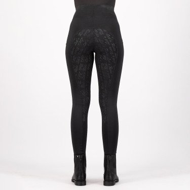 Reitleggings Easy Rider Dietse FullGrip Damen Schwarz Reitleggings Easy Rider Dietse FullGrip Damen Schwarz