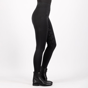 Reitleggings Easy Rider Dietse FullGrip Damen Schwarz Reitleggings Easy Rider Dietse FullGrip Damen Schwarz