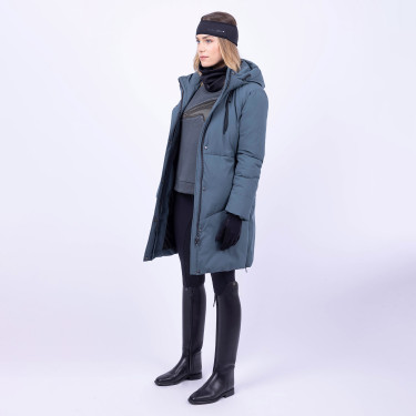 Jacke Euro-Star Lavar Dunkle Kastanie Blau