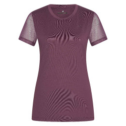 T-Shirt Euro-Star Vittoria Dunkle Beere Rot