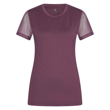 T-Shirt Euro-Star Vittoria Dunkle Beere Rot