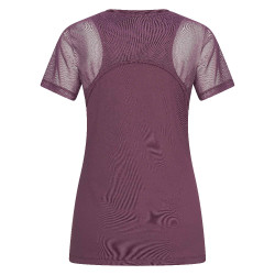 T-Shirt Euro-Star Vittoria Dunkle Beere Rot