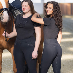 Pantalon d'équitation Easy Rider Amara FullGrip Noir Pantalon d'équitation Easy Rider Amara FullGrip Noir