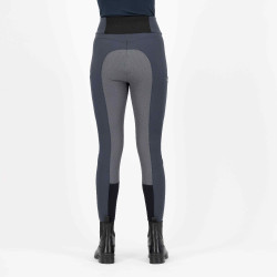 Reithose Euro-Star Queen Thermaline FullGrip Magnetgrau