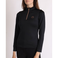 Polo Montar Everly Kinder langarm rose gold Schwarz Polo Montar Everly Kinder langarm rose gold Schwarz