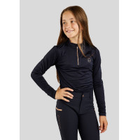 Polo Montar Everly Kinder langarm rose gold Schwarz Polo Montar Everly Kinder langarm rose gold Schwarz