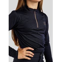 Polo Montar Everly Kinder langarm rose gold Marine Marineblau Polo Montar Everly Kinder langarm rose gold Marine Marineblau