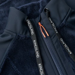 Ärmellose Weste Kingsland aus Korallenfleece Damen KLVania Marine Marineblau