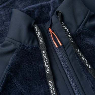 Ärmellose Weste Kingsland aus Korallenfleece Damen KLVania Marine Marineblau