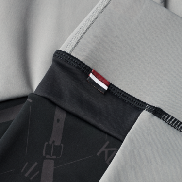 Leggings Kingsland Full Grip Damen KLVea Graues Schmiedeeisen