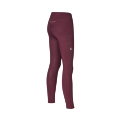Leggings Kingsland Full Grip Damen KLValerie Verkostete Weine Bordeaux