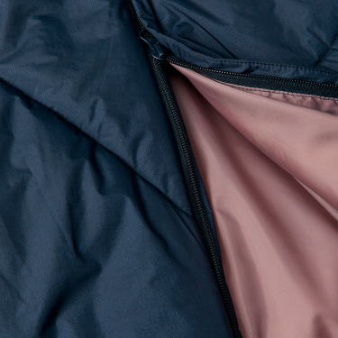 Langer und isolierender Damenmantel Kingsland KLValdy Marine Marineblau