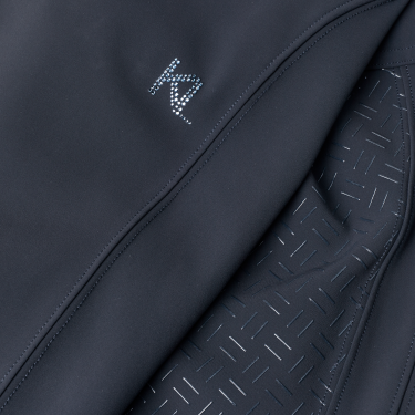 Kingsland Damen Reithose Vollbesatz High Waist KLKhloe X-Shape Marine Marineblau