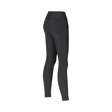 Kingsland Damen Reithose Vollbesatz High Waist KLKhloe X-Shape Schwarz