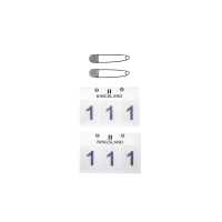Porte numéro Kingsland 3 poches vendu par 2