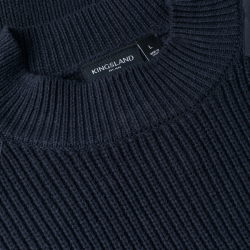 Herren Strickpullover Kingsland KLVas Marine Marineblau