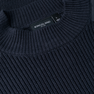 Herren Strickpullover Kingsland KLVas Marine Marineblau
