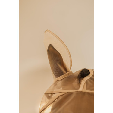 Klassische Fliegenmaske mit Ohren und Nasenschutz Kentucky Beige Klassische Fliegenmaske mit Ohren und Nasenschutz Kentucky Beige