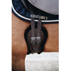 Abnehmbares Schaffell für kurze anatomische Gurt Kentucky Braun