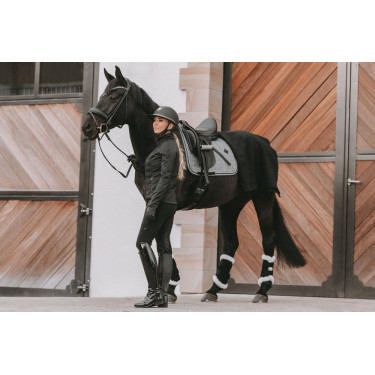 Anatomischer Kurzgurt Schaffell Kentucky Schwarz