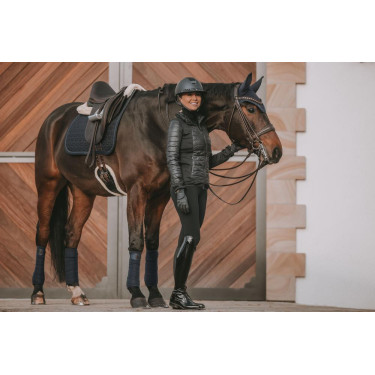 Anatomischer Kurzgurt Schaffell Kentucky Schwarz