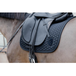 Satteldecke Plaited Dressage Kentucky Schwarz