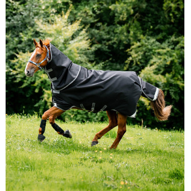 Pferdedecke Horseware Rambo Supreme Turnout Vari-layer 1680D 450g Schwarz / Sturm / Silbergrau Pferdedecke Horseware Rambo Supreme Turnout Vari-layer 1680D 450g Schwarz / Sturm / Silbergrau